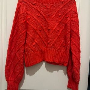 Red Knit Sweater